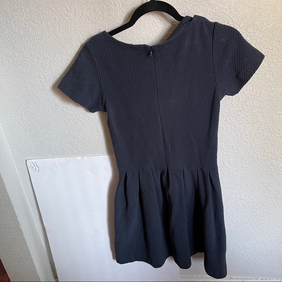 Ganni Fit & Flare Basket Weave Ponte Dress - Picture 4 of 7